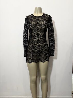 KEEPSAKE the Label Black Lace Mini Dress